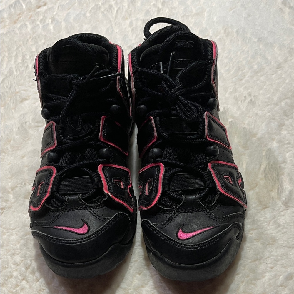 Nike UpTempo Black and Pink
